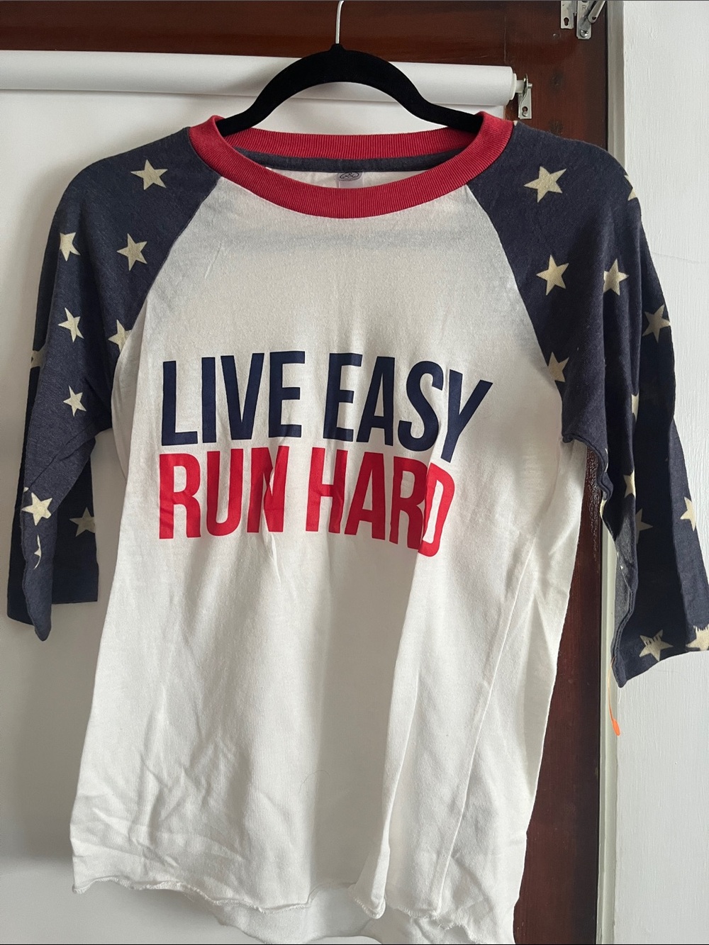 Red White & Blue Raglan Tee